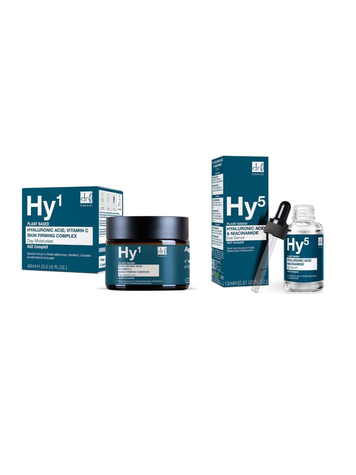 Hyaluronsäure Tagescreme- & Augenserum-Set