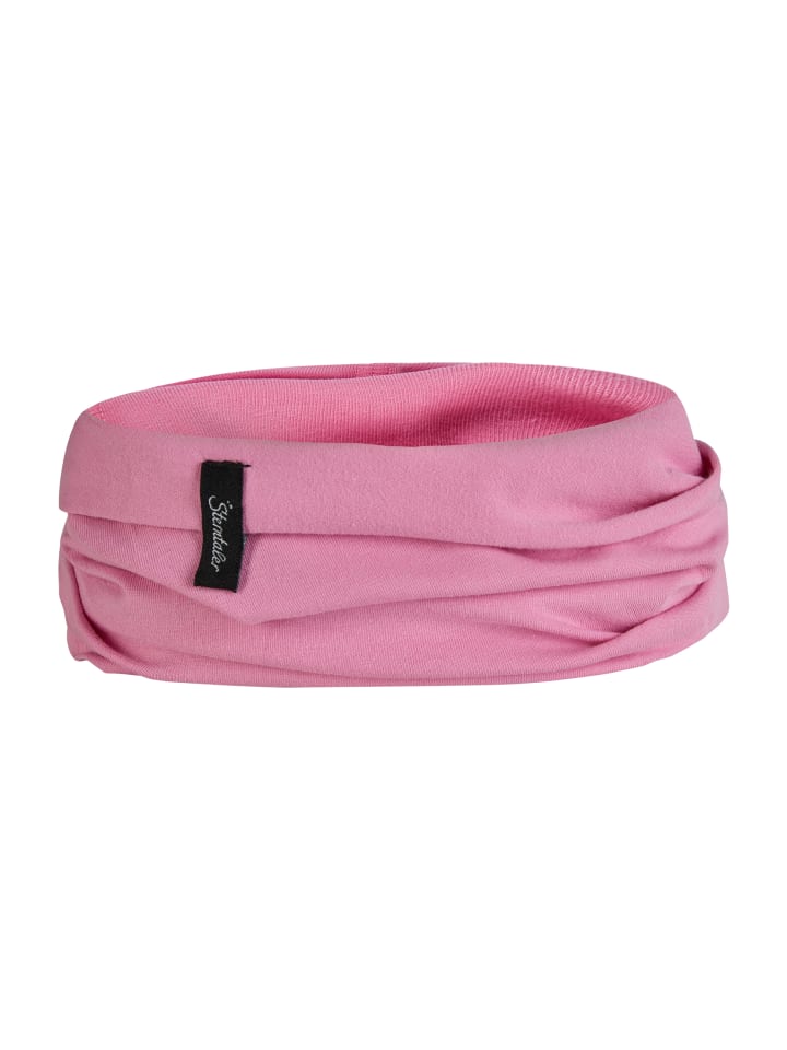 OCS Multifunktionstuch uni in rosa
