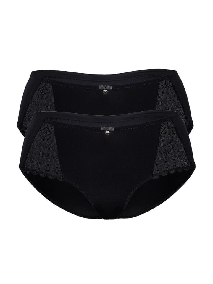 Panty 2er Pack in schwarz