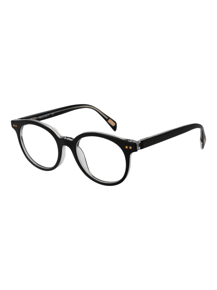Unisex Optische Fassungen Rund Schwarz