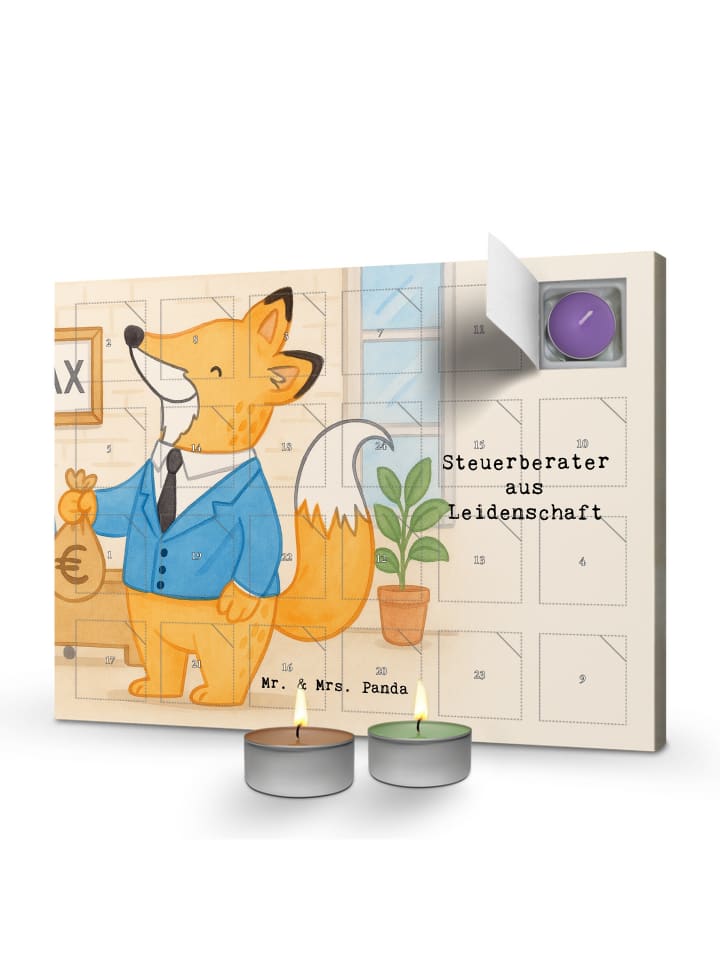 Adventskalender Steuerberater Leidenschaft Desi... in Weiß