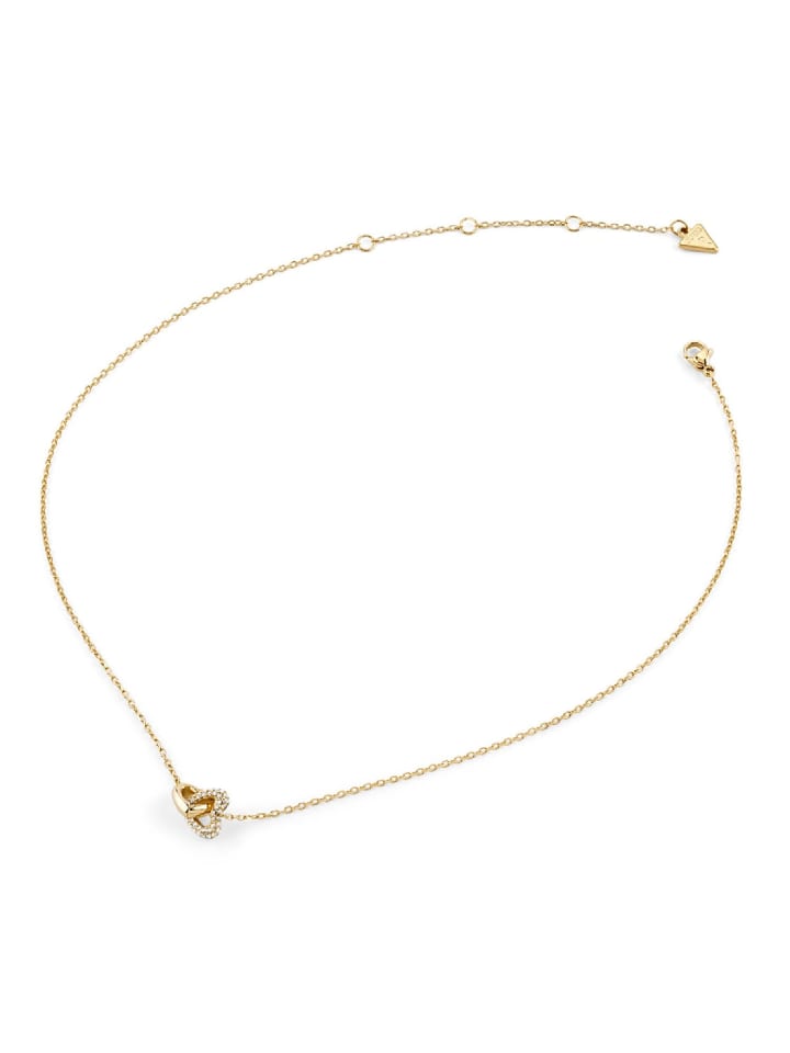 Damen-Kette Herzen Goldfarben