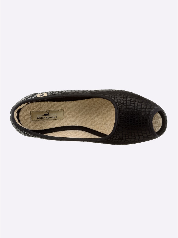 Slipper in schwarz