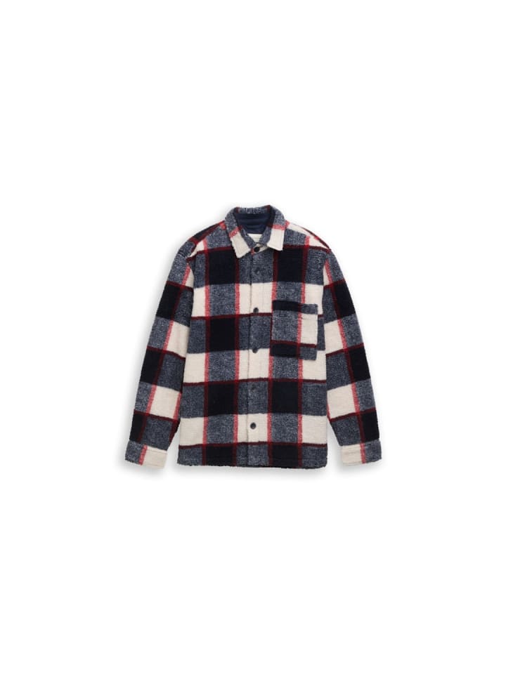 Jacke in blue big check