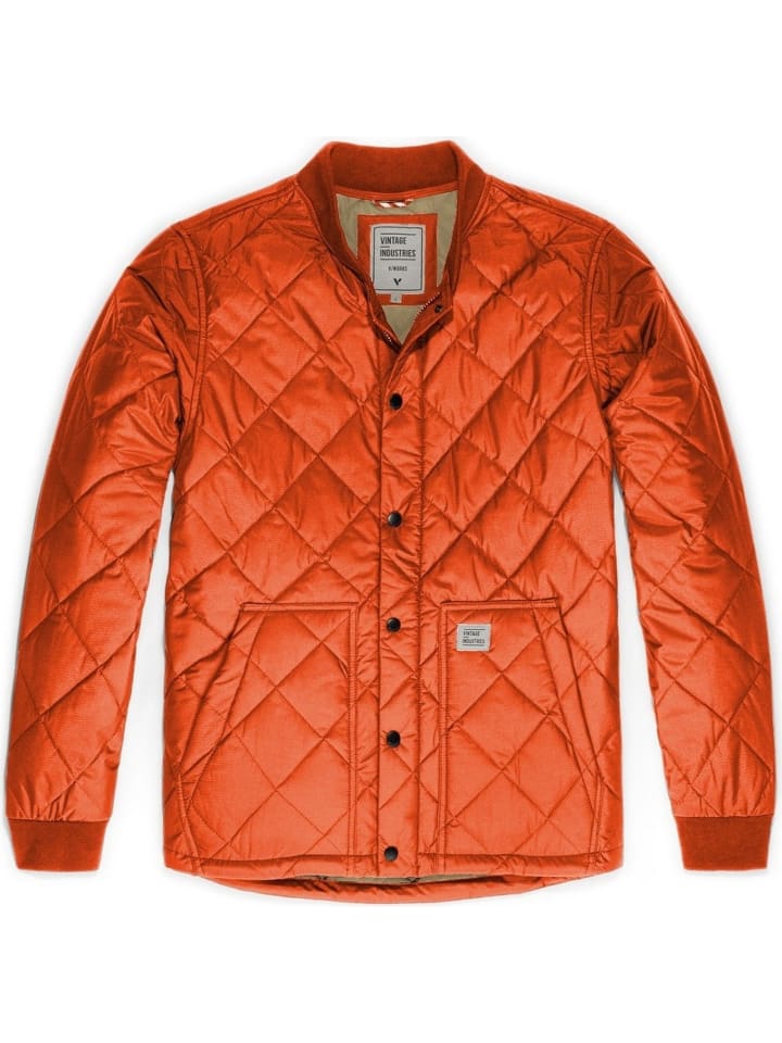 Steppjacke in Orange