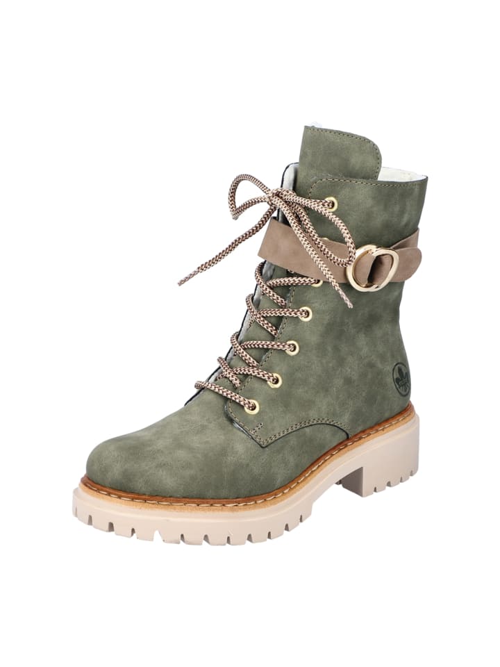Schnürboots in Grün