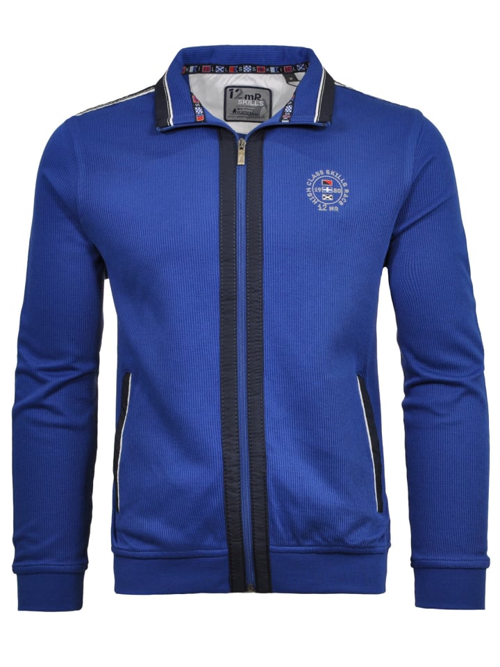 Leichte Sweatshirtjacke in Blau