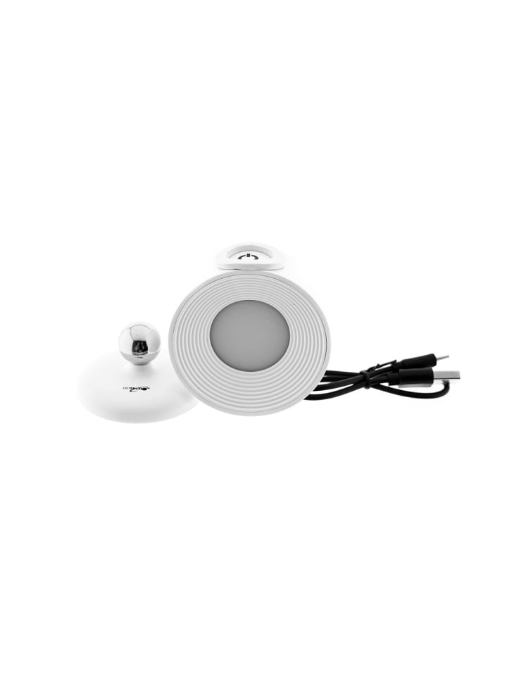 Leuchte Universal Akku Kugelform COB 360° Kugelgelenk in Schwarz
