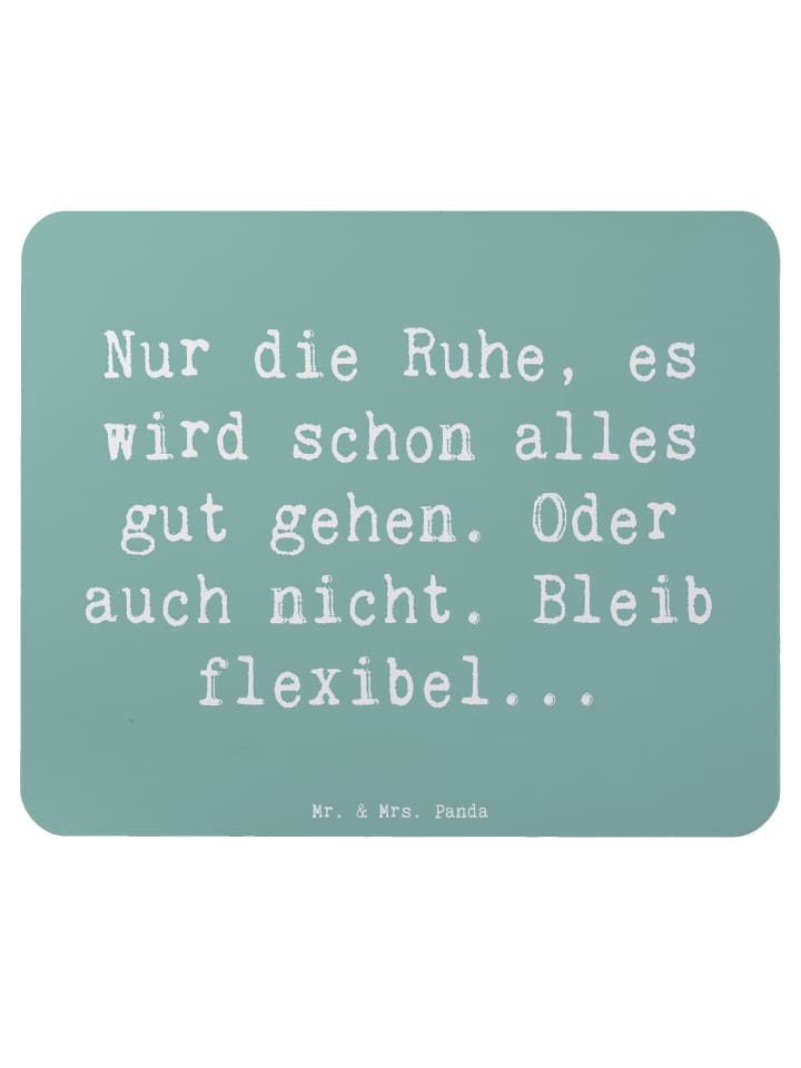 Mauspad Spruch Gelassenheit in Krisen mit Spruch in Meeresbrise
