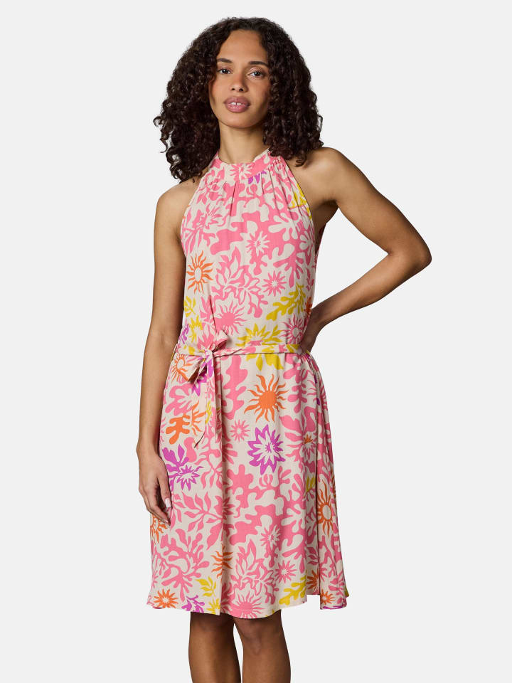 A-Linien-Kleid Angylee Print YOUMODO in Pink Combo