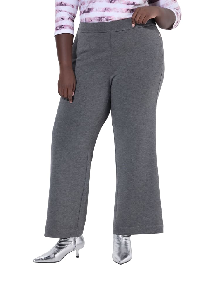 Jogginghose in mittel grau melange
