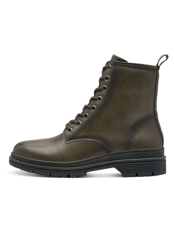 Schnürboots 1-25230-41 in dunkelgruen
