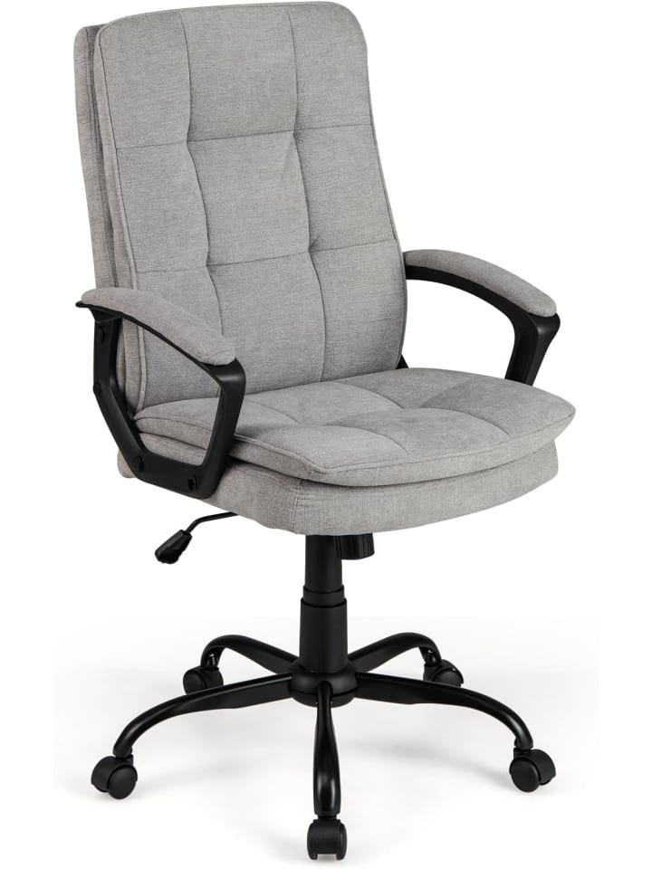 Ergonomischer Bürostuhl 50 x 45 x 104-114 cm in Grau