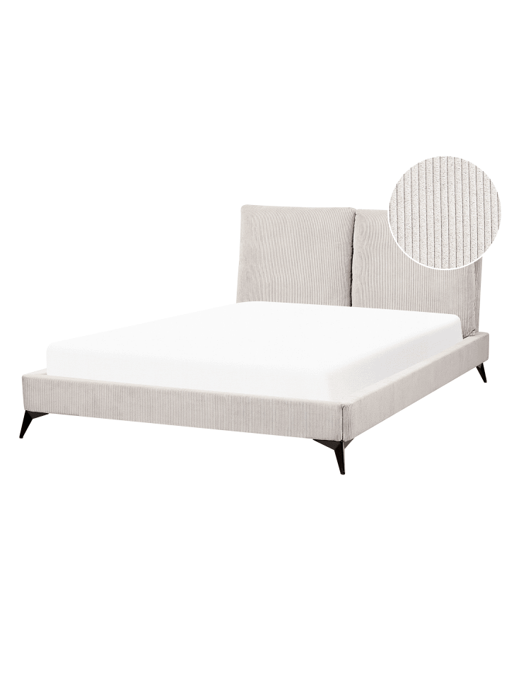 4-tlg Doppelbett MELLE in Beige