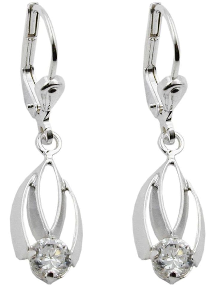 Ohrringe 30x8mm Silber 925 in silber