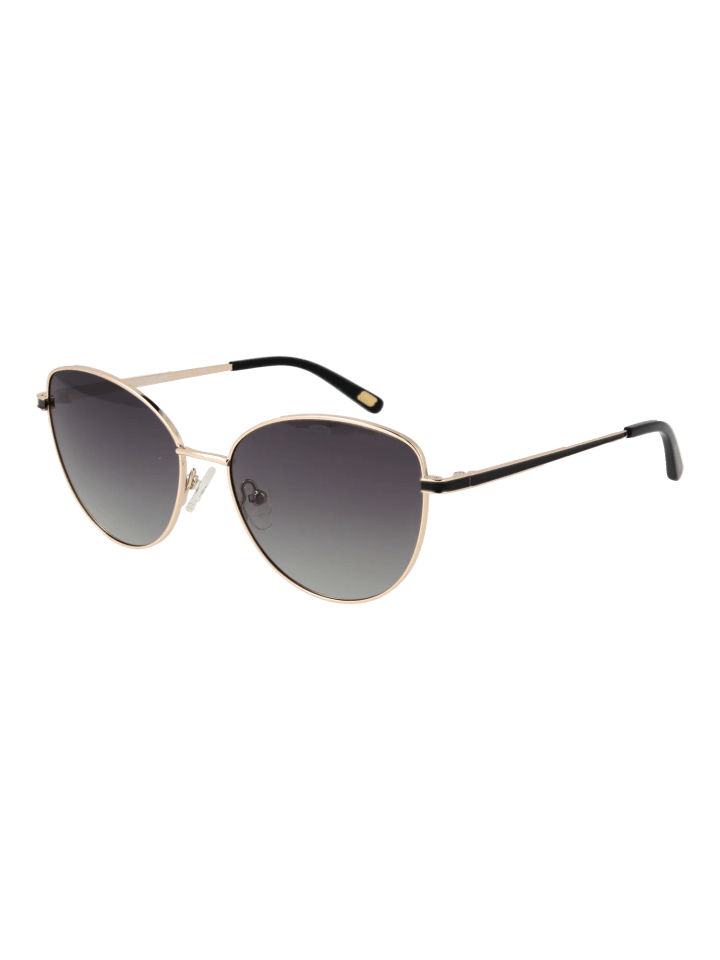 Damen Sonnenbrillen Rund Gold
