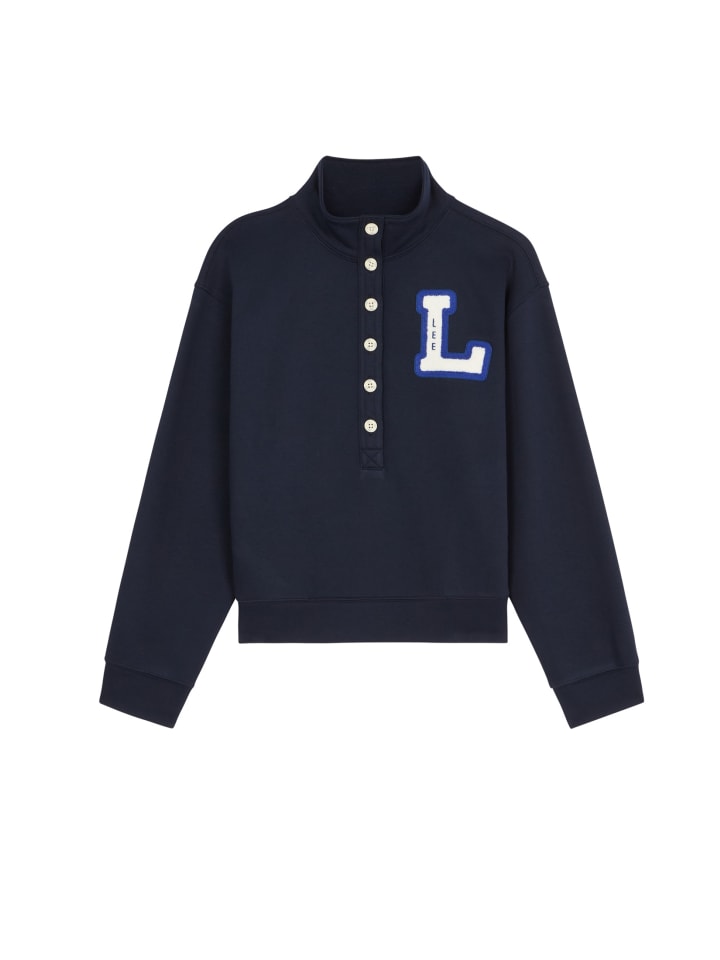 Sweatshirt Popover in Rivet Navy