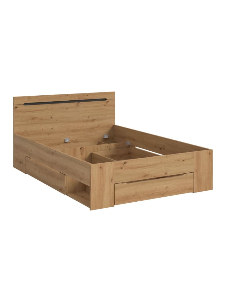 Bett Canu Eiche 144 x 205 cm