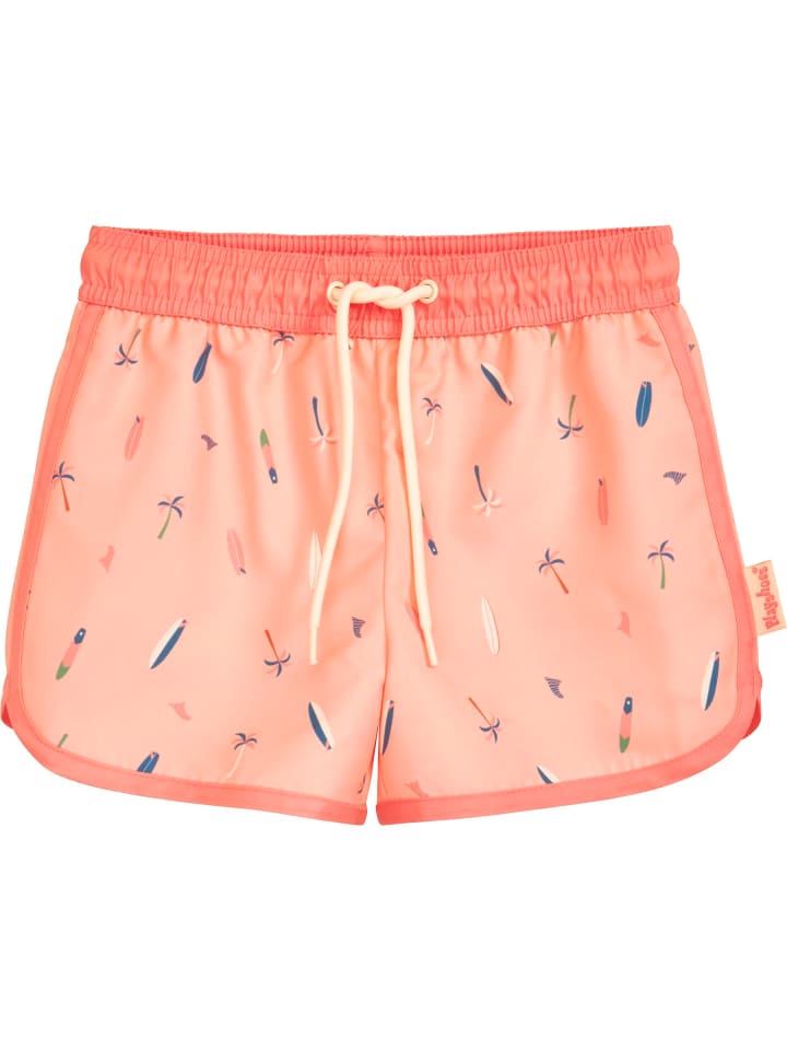Beach-Short Surfbrett Palme in altrosa
