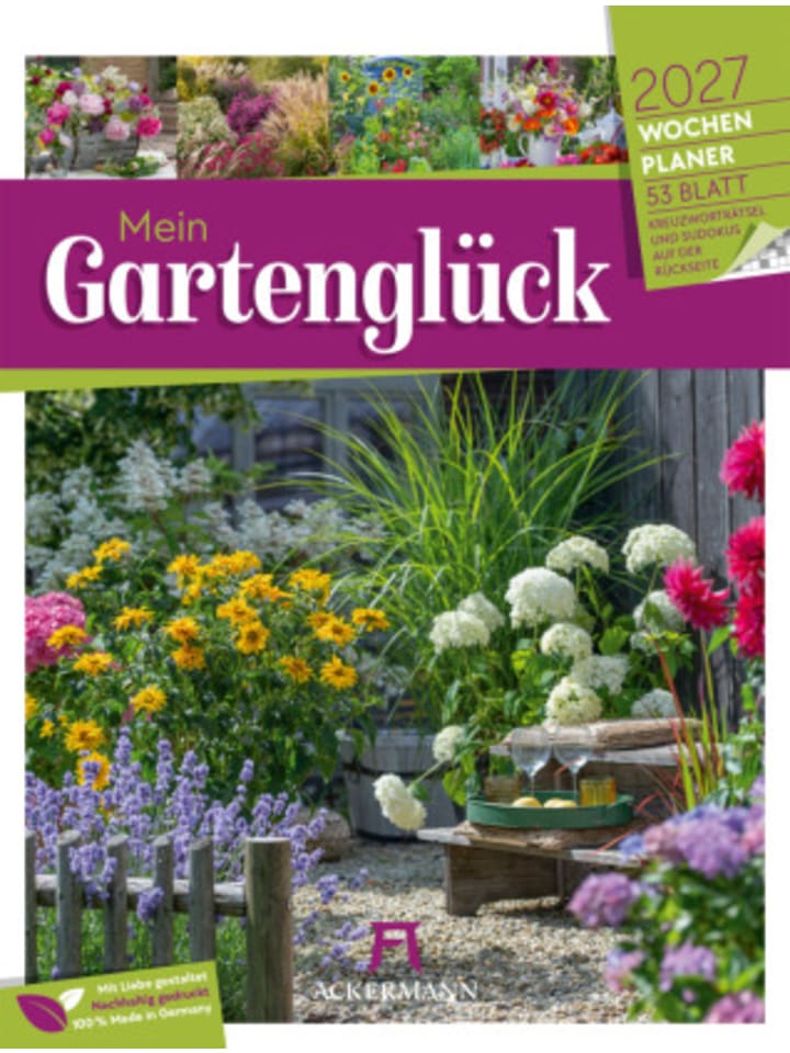 Kalender - Gartenglück Wochenplaner Kalender 2027