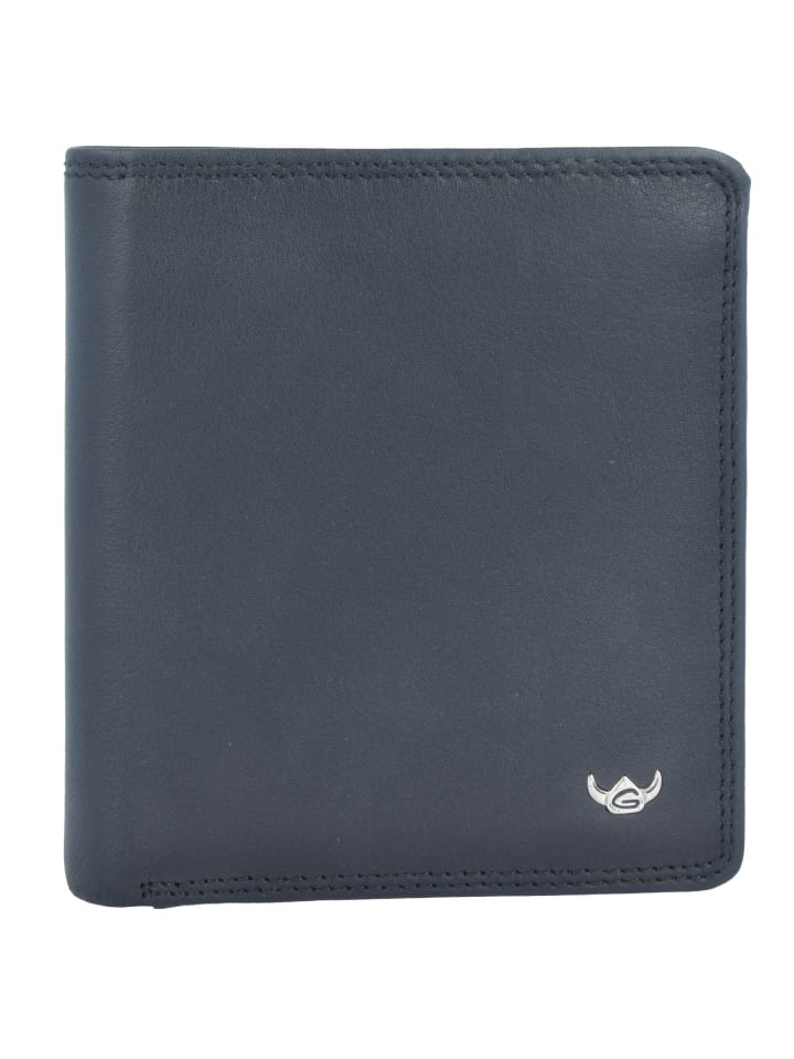 Polo RFID Protect Geldbörse Leder 9,5 cm schwarz