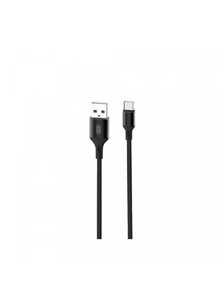 Ladekabel/Datenkabel in Schwarz USB Typ C zu USB Typ A in Schwarz
