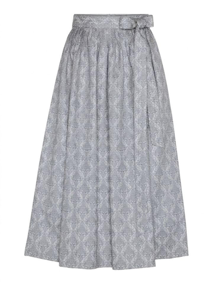 Jacquard-Dirndlschürze mit Ornamentmuster – 77 cm