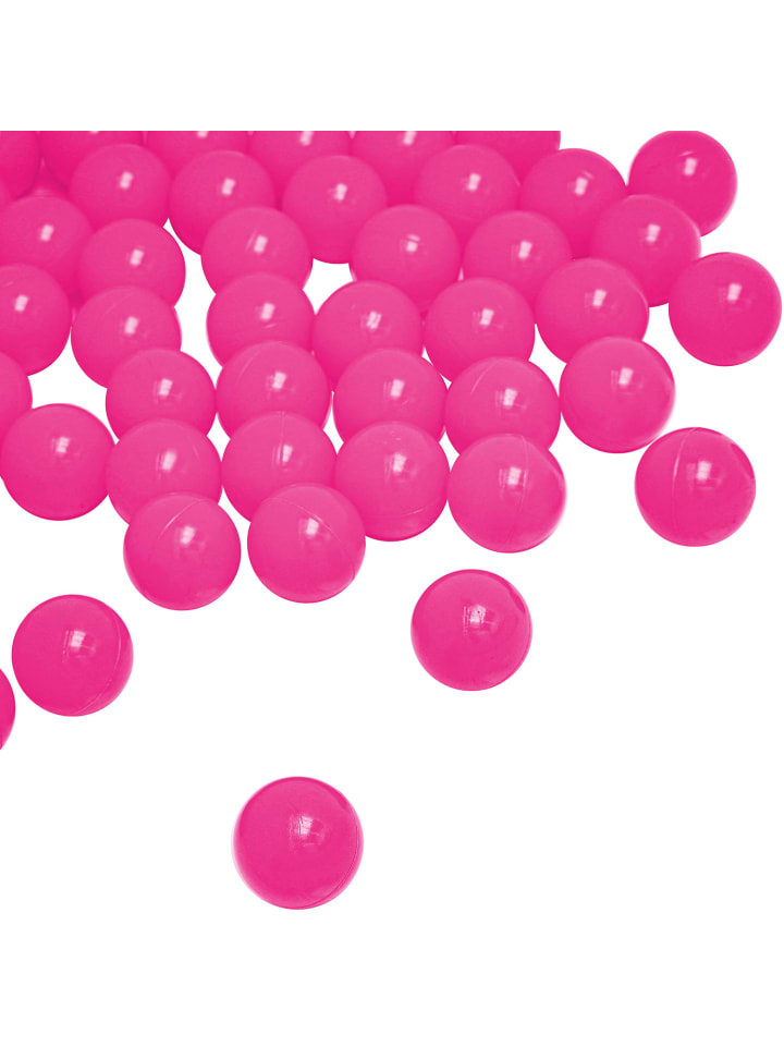 50x Bällebadbälle Mila 5,5 cm in pink