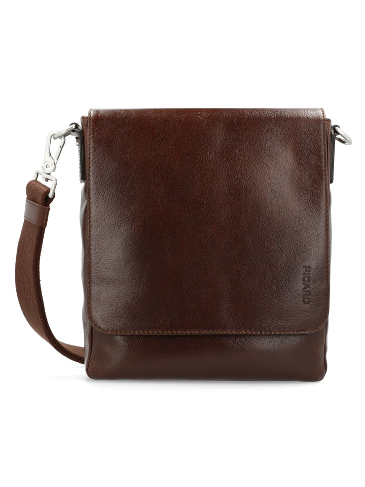 Buddy Messenger Leder 23 cm cafe