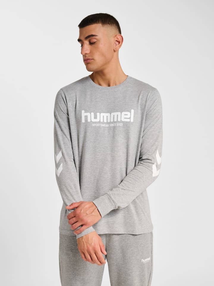 T-Shirt Hmllegacy Herren in GREY MELANGE