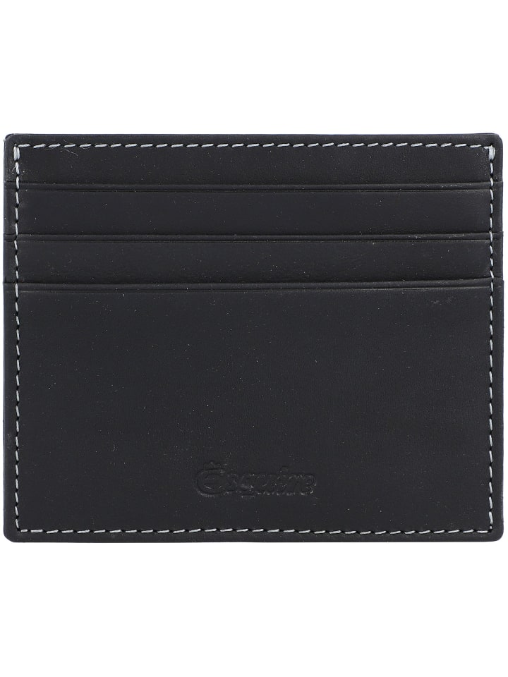 Oslo Kreditkartenetui RFID Leder 10 cm schwarz