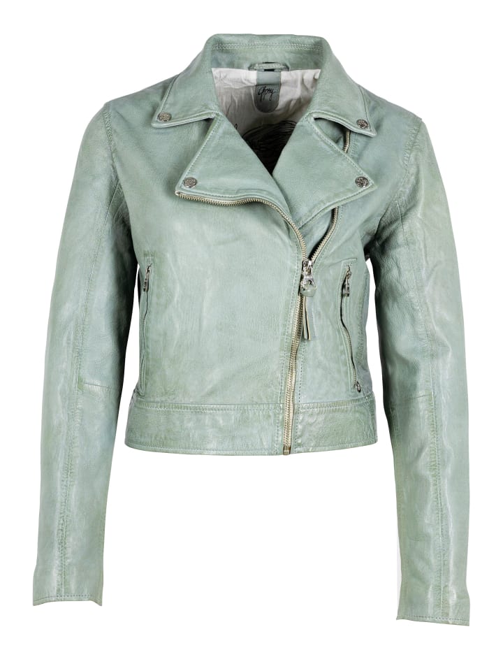 Bikerjacke mint Clearance