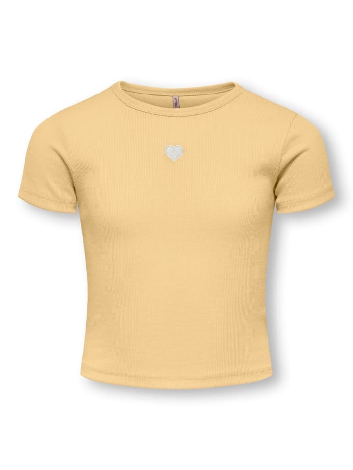 Kurzarm T-Shirt KOGELVA Basic in sunlight