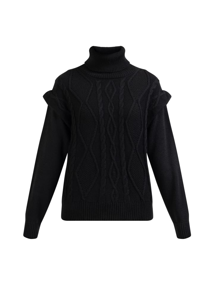 Damen Strickpullover in SCHWARZ