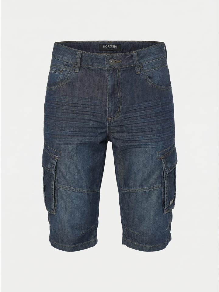 Herrliche piraten-cargo-shorts für herren in blau