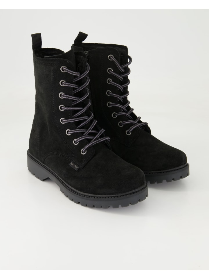 Schnürstiefel in Schwarz
