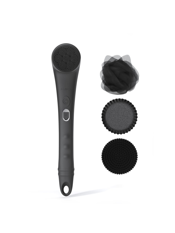 GENTLE LUXE 4-in-1 Körper- und Wellnessbürste in schwarz