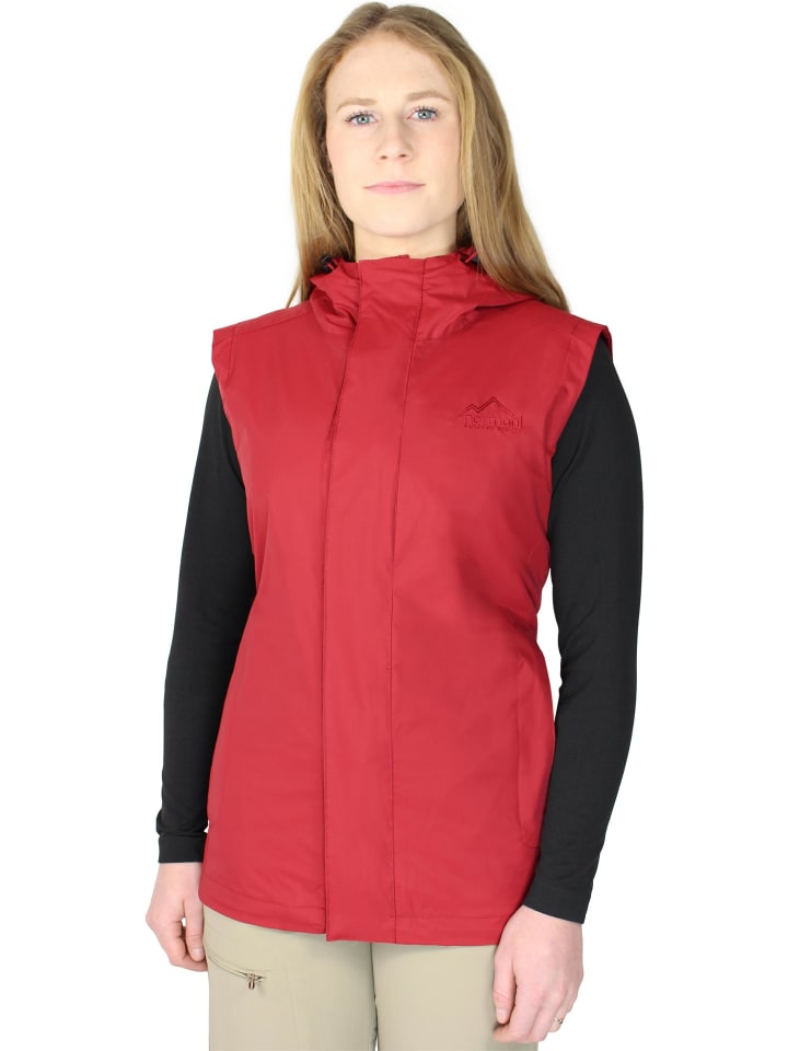 Damen Hardshellweste Kolumbus in Rot