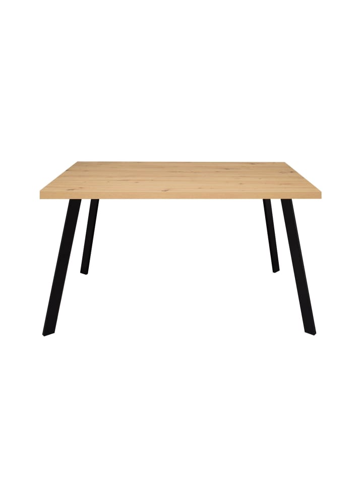 ESSTISCH rechteckig Ediva 1 180 x 90 x 75 Esszimmertisch Schwarz/Asteiche