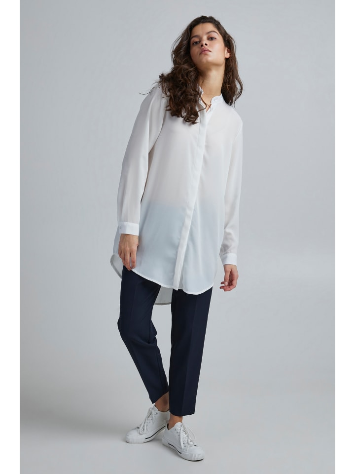 Hemd langarm IHCELLANI Loose fit in Cloud Dancer