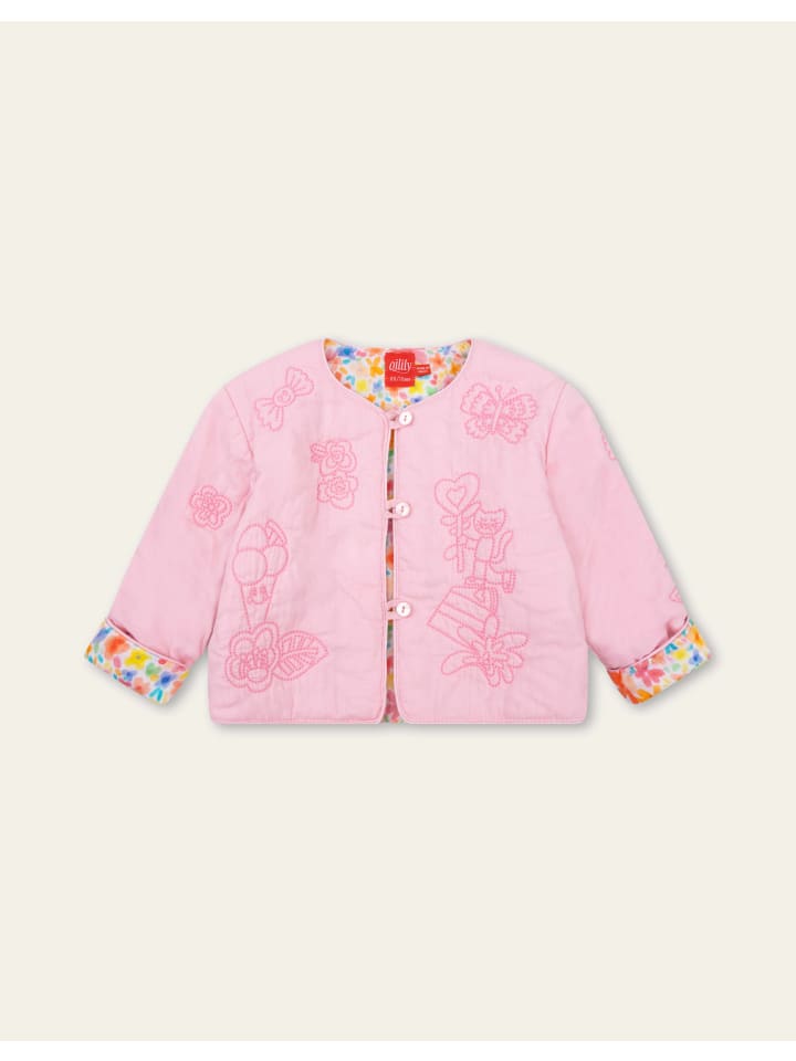 Coton Jacke in Rosa