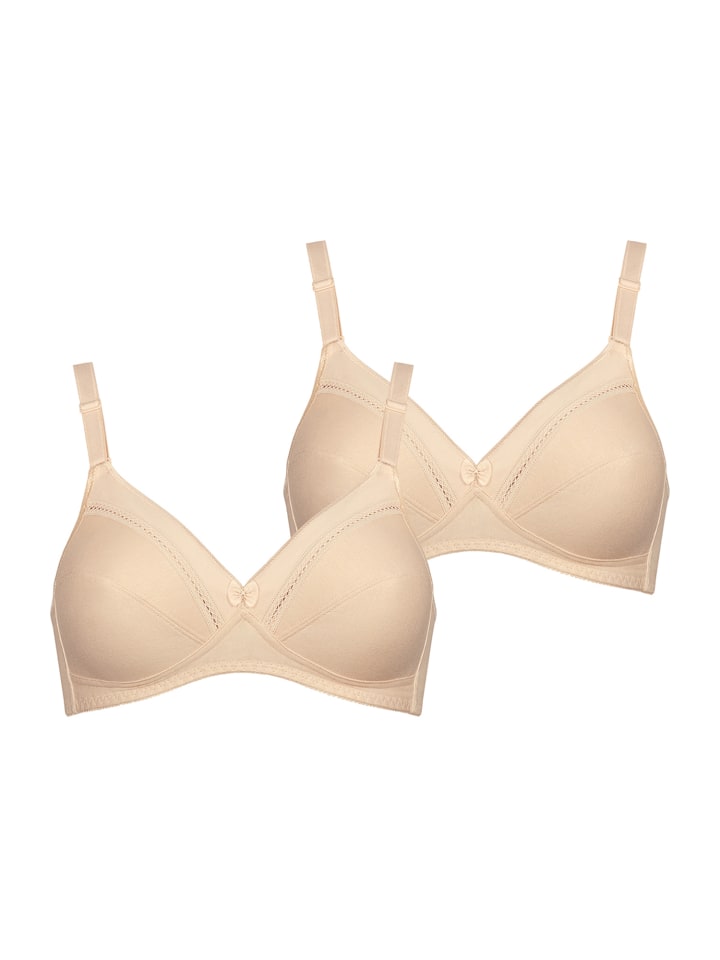 Bügelloser BH Cotton Classic Stretch in Beige