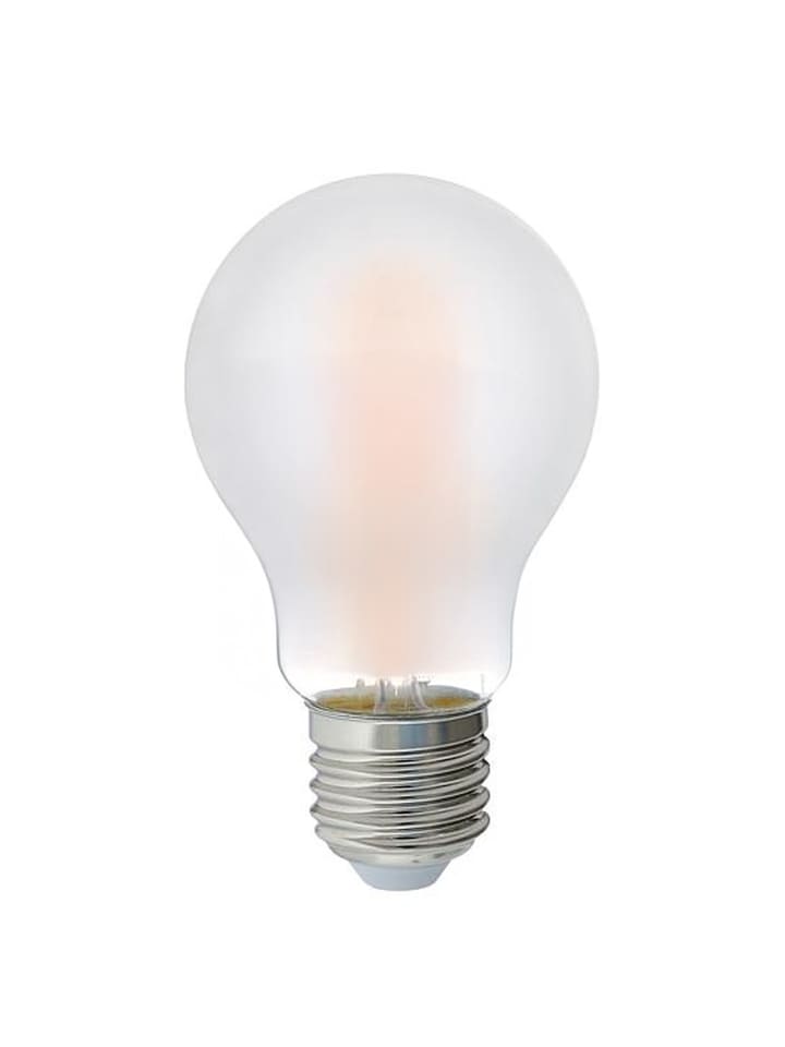 E27 LED-Leuchtmittel in Warmweiß EEK E A bis G Ø 6 cm in Matt Weiß