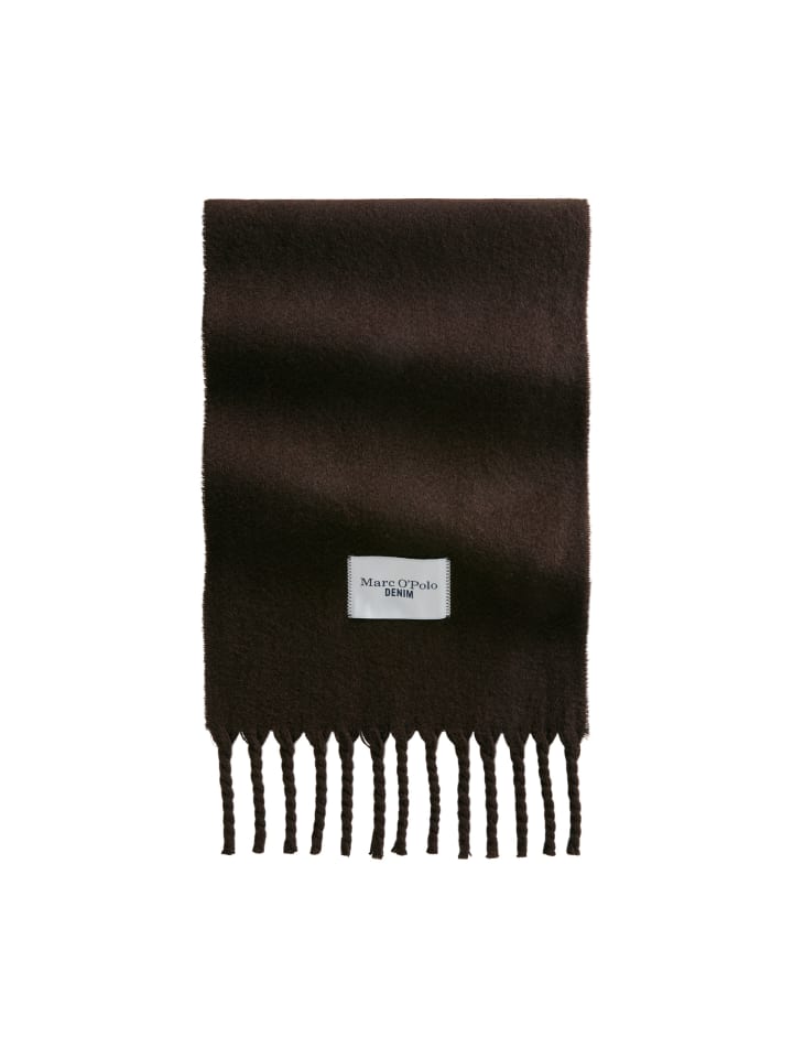 Wollschal in Espresso Brown