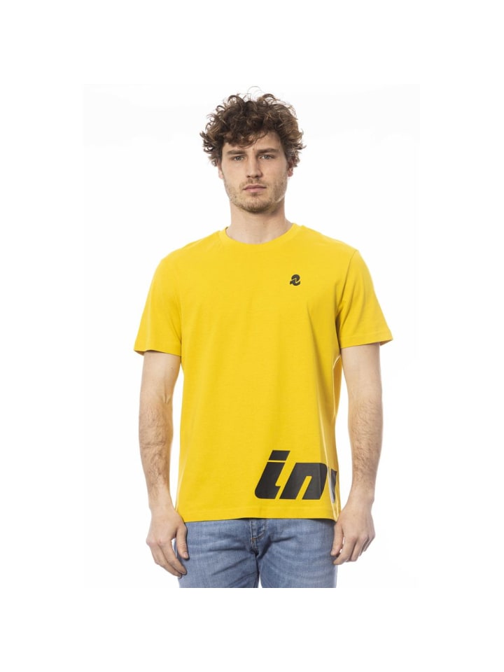 Gelb Baumwolle Herren T-Shirt