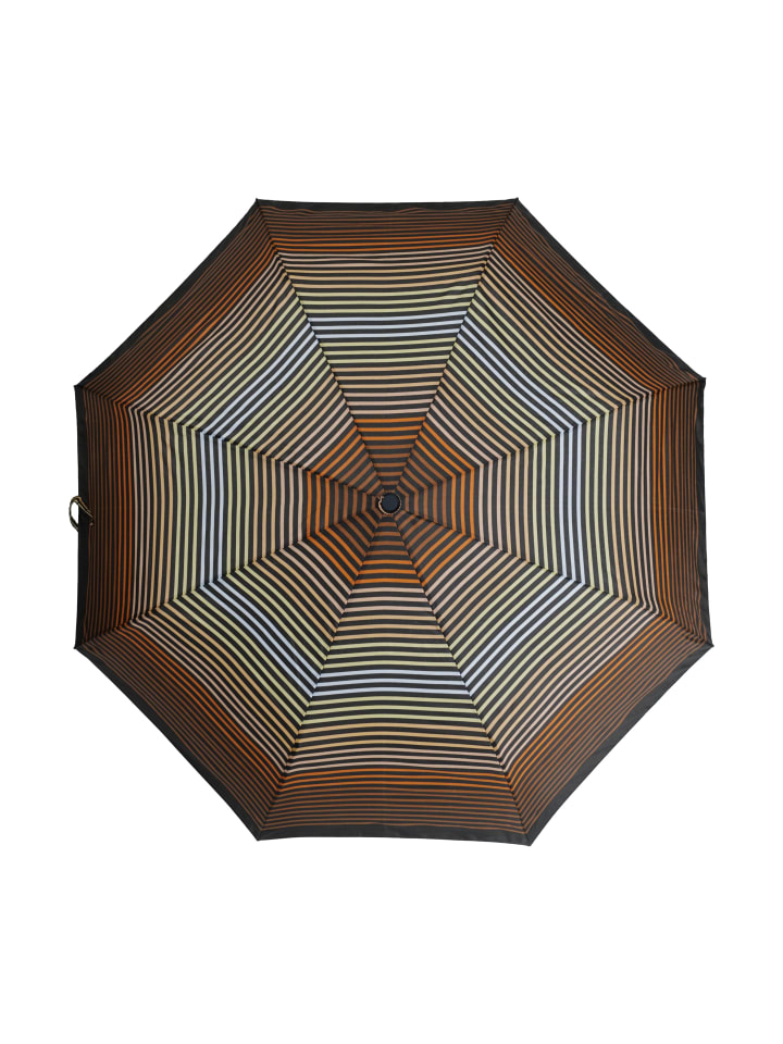 Teleskop Taschenschirm Wasserfester Regenschirm mit Schutzhülle in Orange