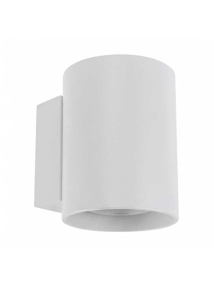 Wandlampe (B)8 x (H)10 cm in Weiß