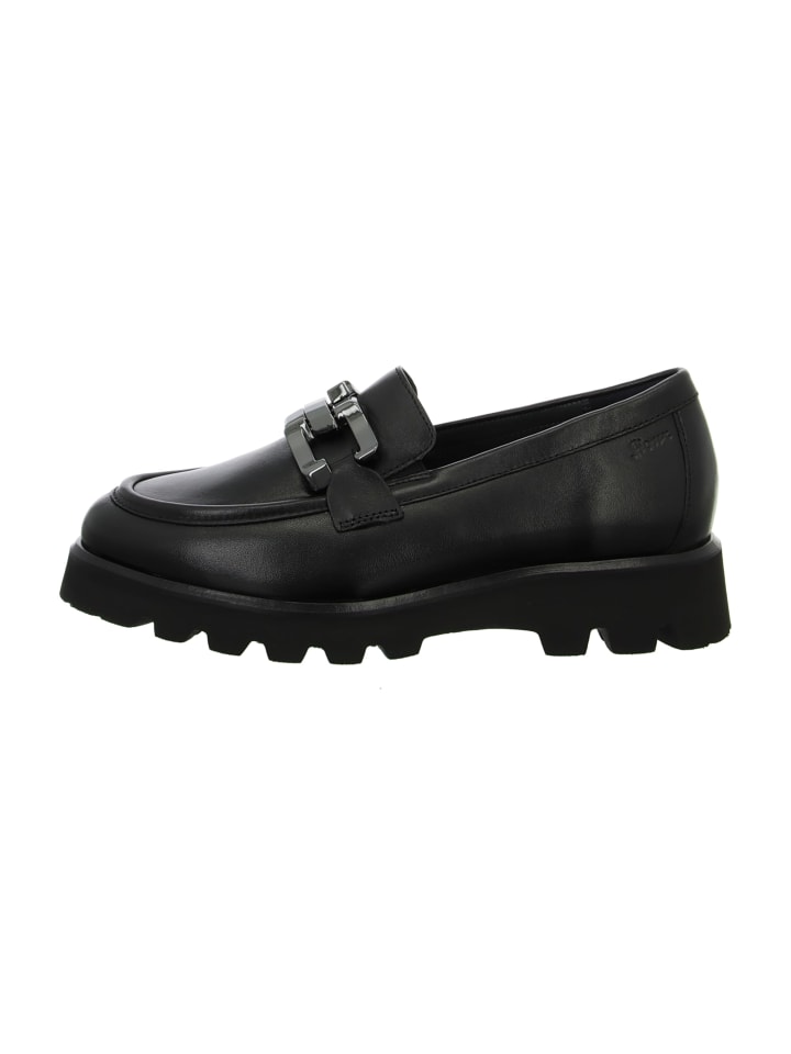 Hochfront Slipper in Schwarz