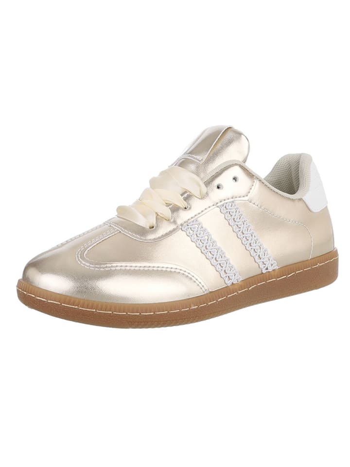 Freizeitschuh in Gold