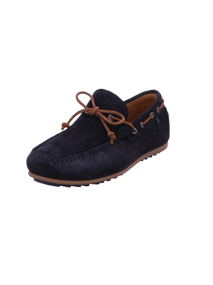 Schnürschuh in blau